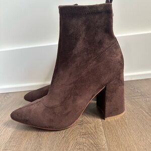 Steve Madden Sock-Style Ankle Boots